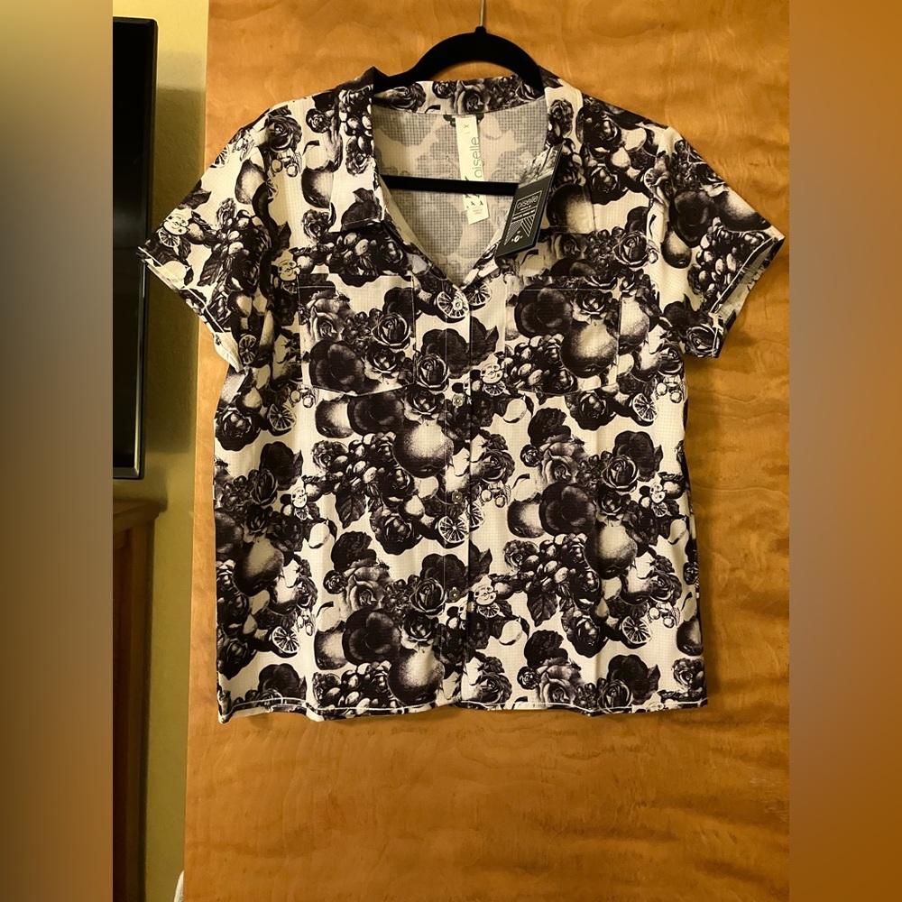 Oiselle Button Short Sleeve